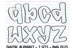 Preppy Retro Back to School Alphabet