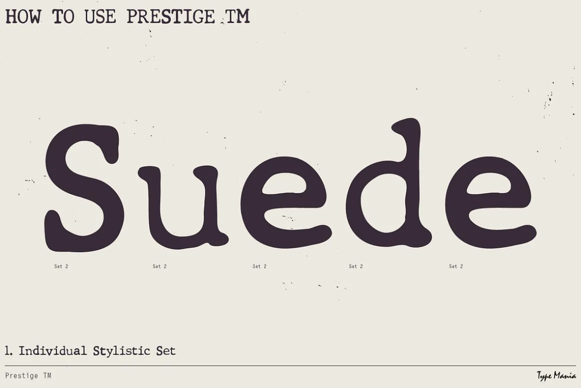 Prestige TM – Organic Typewriter