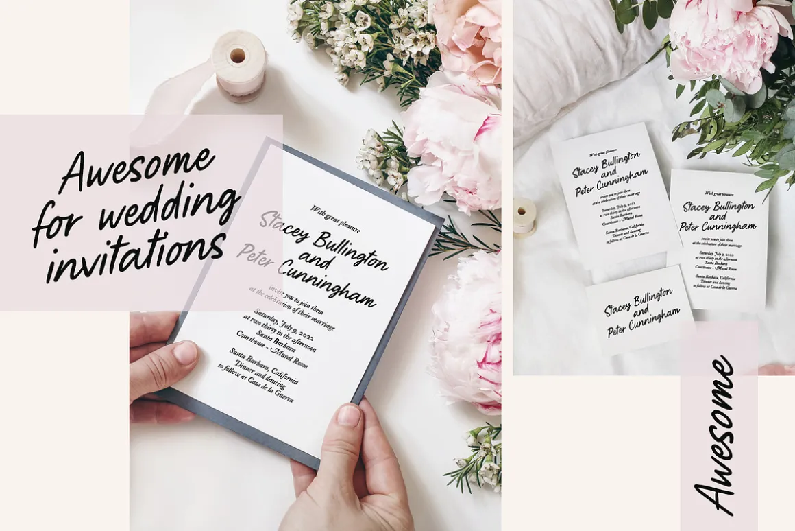 Pretty Letters / handwritten font