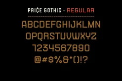 Price Gothic Font Family