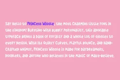 Princess Wiggle - Adorable Font