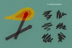 Printing Press Illustrator Brushes