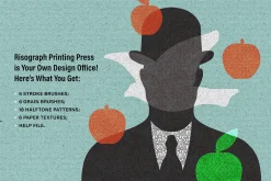 Printing Press Illustrator Brushes