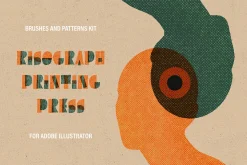 Printing Press Illustrator Brushes