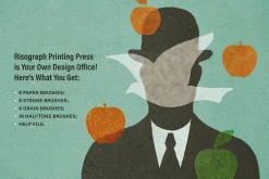 Printing Press Procreate Brushes