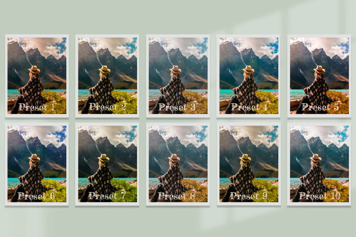 10 Pro Adventure lightroom presets
