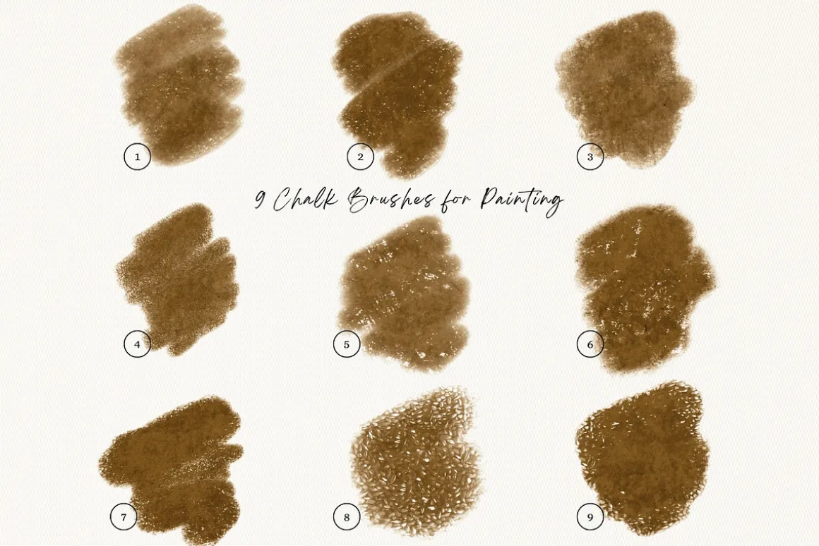 Procreate Chalk Brush Set