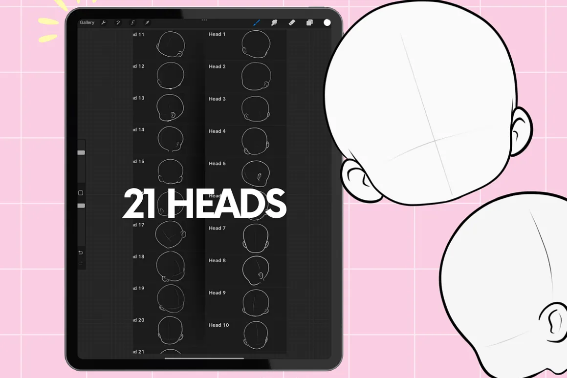 Procreate chibi maker brushes