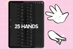 Procreate chibi maker brushes
