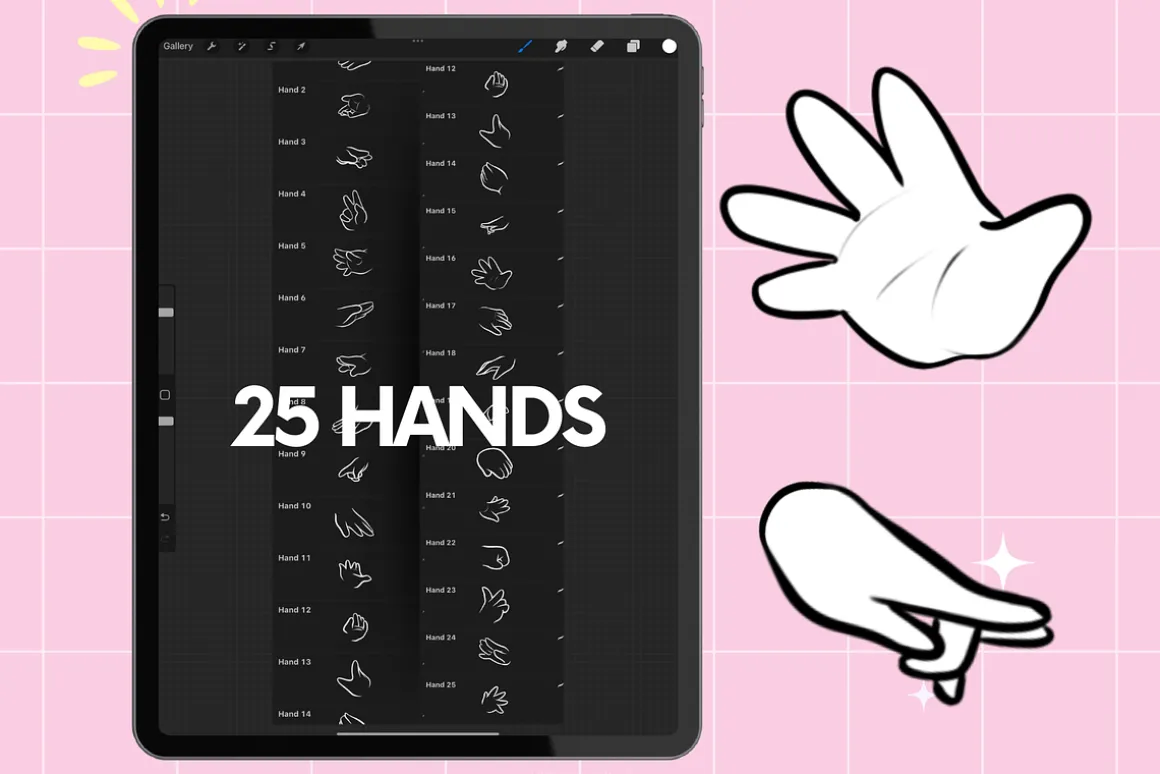 Procreate chibi maker brushes