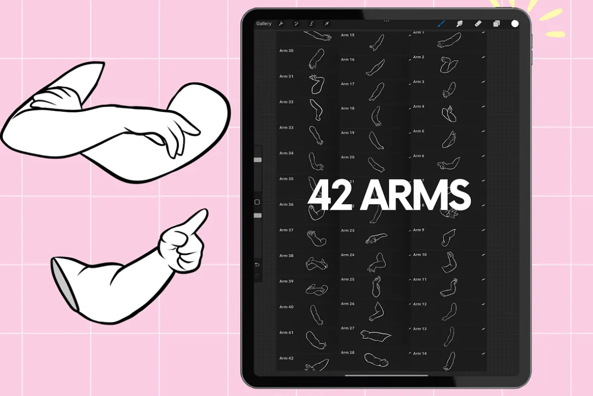 Procreate chibi maker brushes
