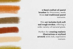 Procreate Oil Pastel Brushes