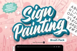 Procreate Sign Painting Brush Pack