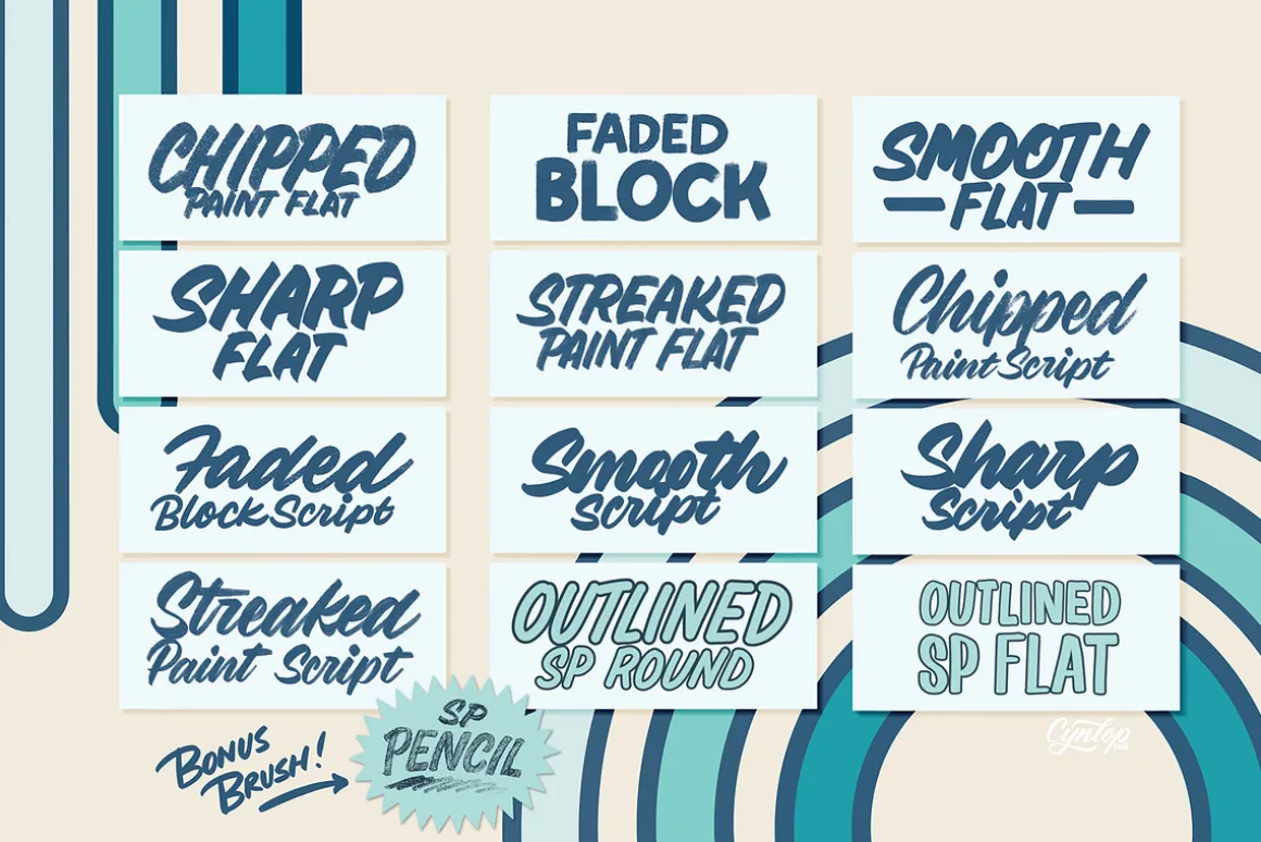 Procreate Sign Painting Brush Pack