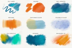 Procreate Artist Oil Paint Brushes