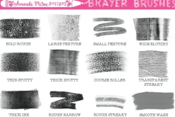 Procreate Brayer Brushes and Stamps