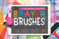 Procreate Brayer Brushes and Stamps