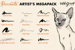 Procreate Brush Bundle Artistic