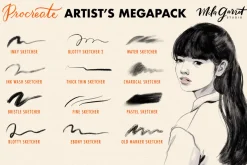 Procreate Brush Bundle Artistic
