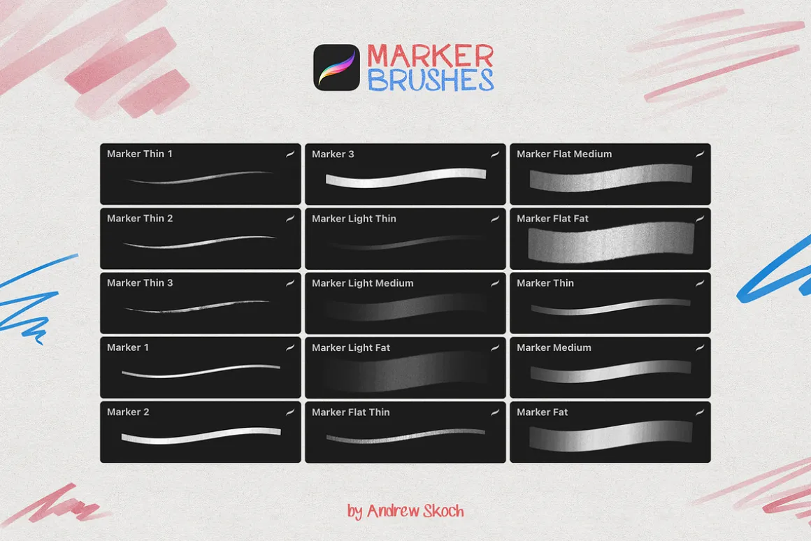 368 Procreate Brushes Bundle