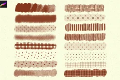 88 Procreate Brushes Bundle