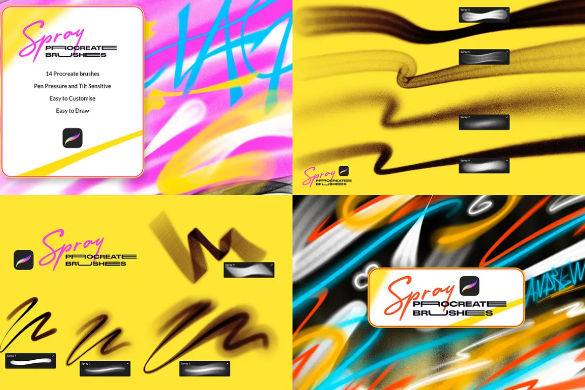 368 Procreate Brushes Bundle