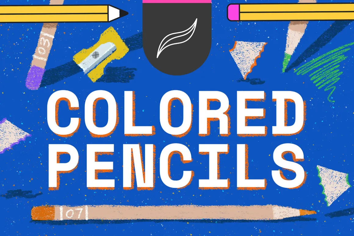 Procreate Colored Pencils Brush Set