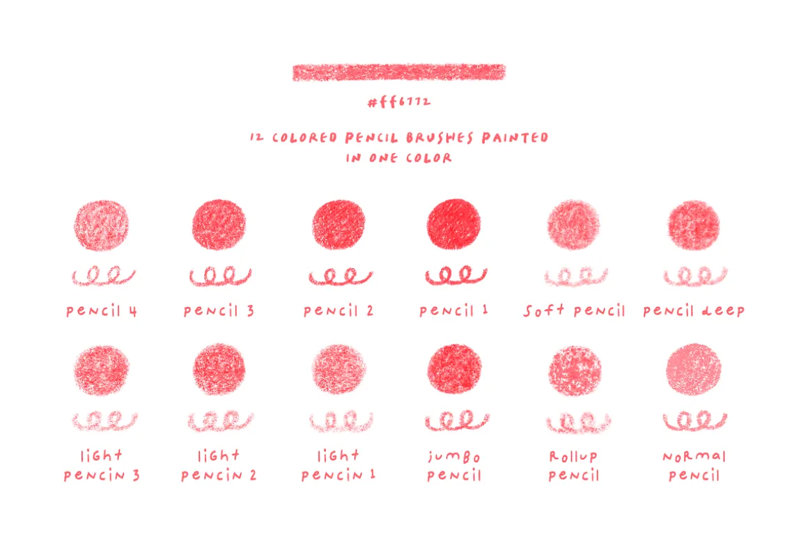 Procreate Colorpencil Brushes
