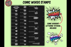 Procreate Comic Speech Bubbles Set