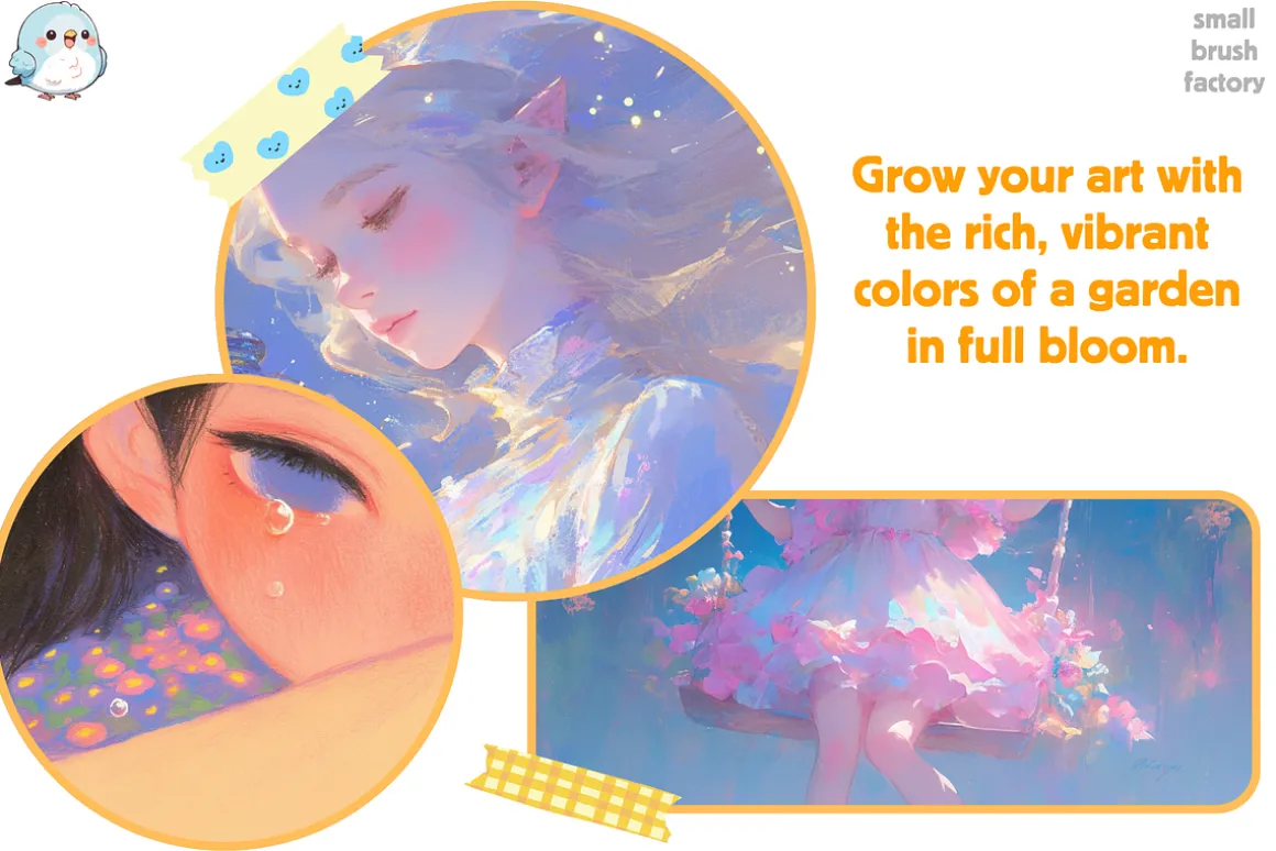 Procreate Dreamy Crayon Collection