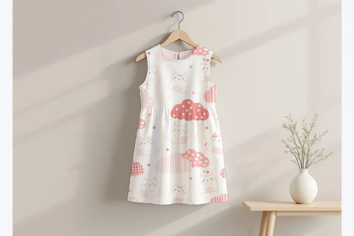 Procreate Dress Pattern Mockup