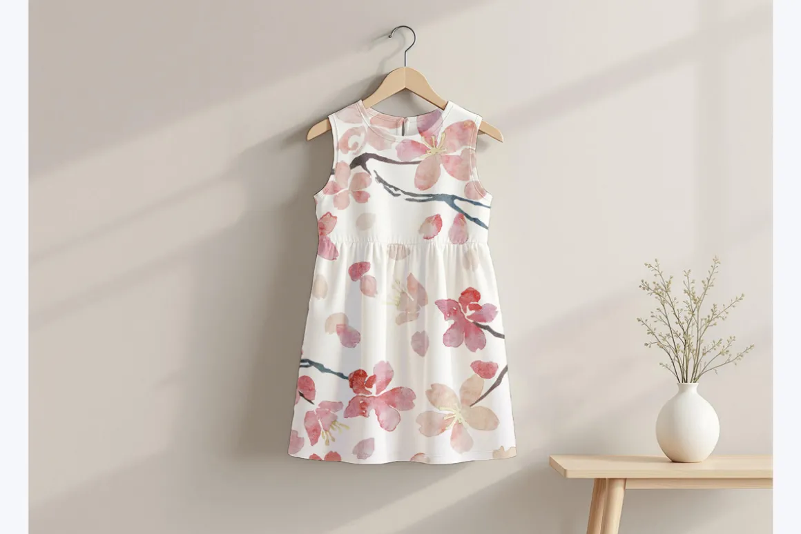 Procreate Dress Pattern Mockup