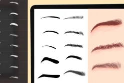 100 Procreate Eyes Stamp Brushes