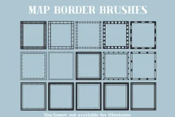Procreate Fantasy Map Maker Brushes