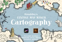 Procreate Fantasy Map Maker Brushes