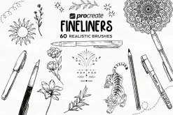 Procreate Fine Liner Brushes