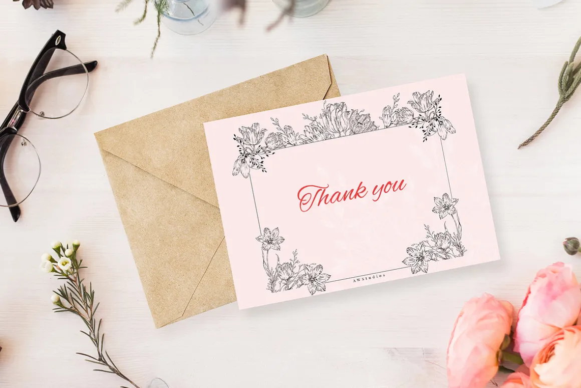 Procreate Flower Stamps Pack