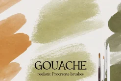 Procreate Gouache Brush set