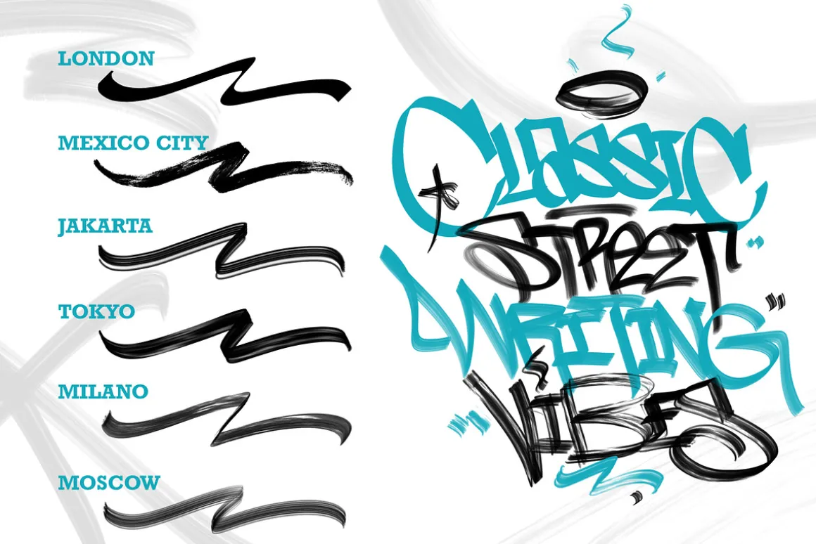 Procreate Graffiti Brush Bundle
