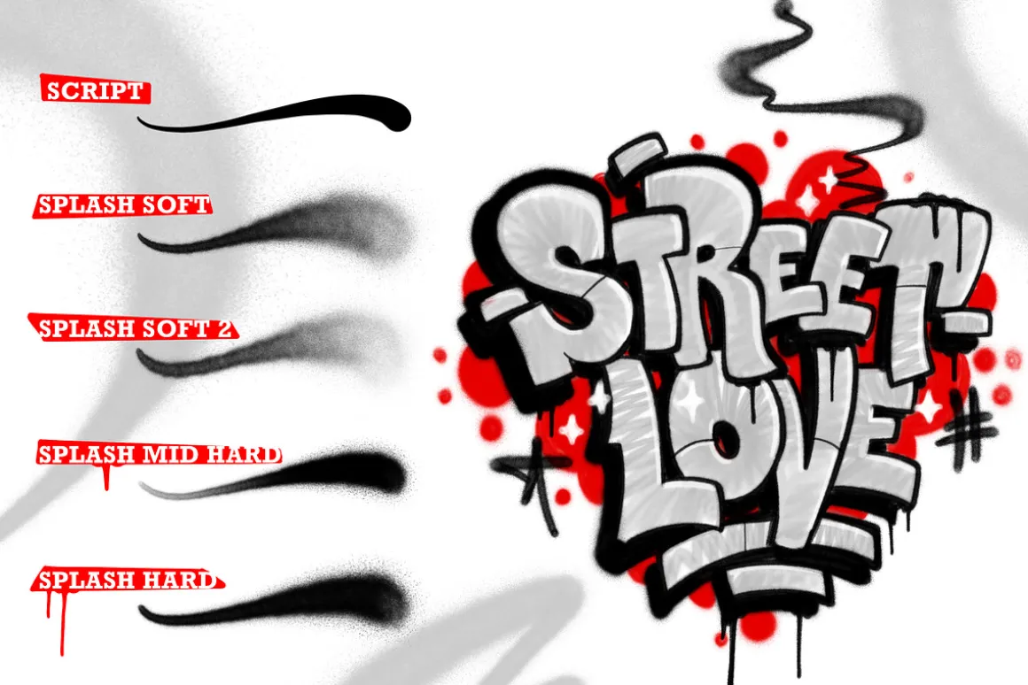 Procreate Graffiti Brush Bundle