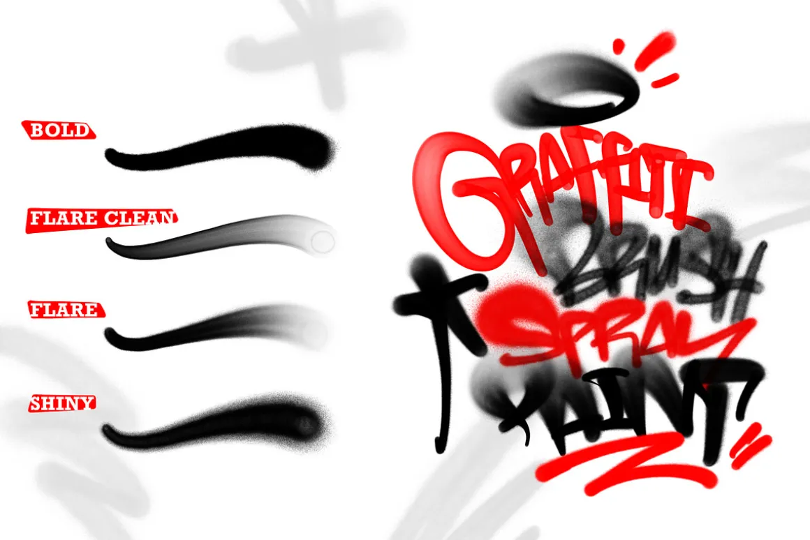 Procreate Graffiti Brush Bundle