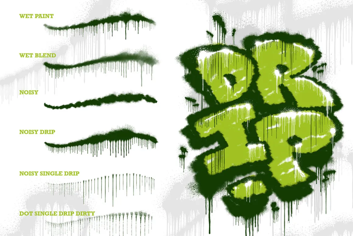 Procreate Graffiti Brush Bundle