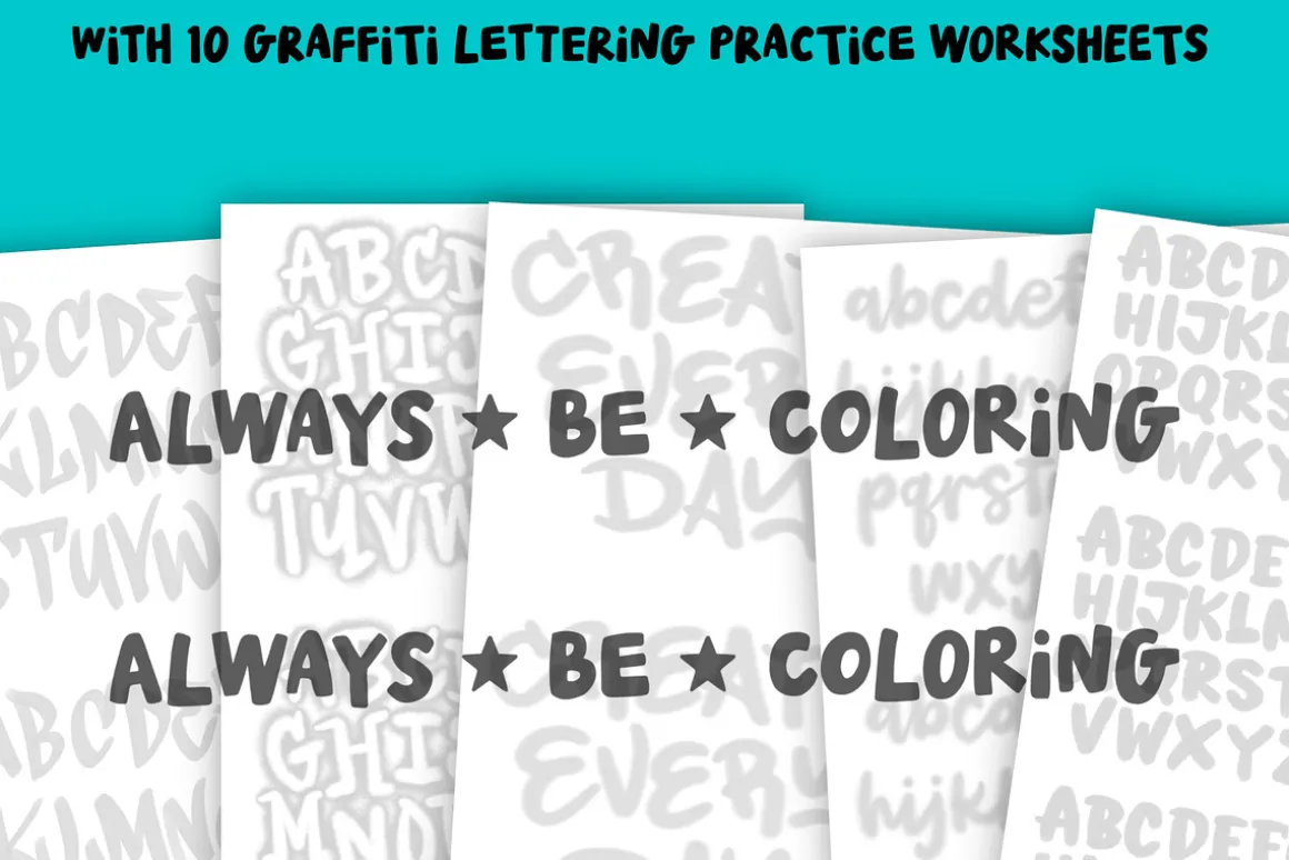 Procreate Graffiti Spray Paint Set