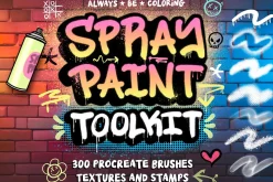 Procreate Graffiti Spray Paint Set