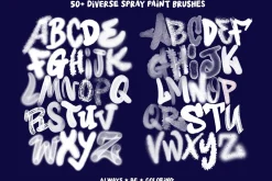 Procreate Graffiti Spray Paint Set