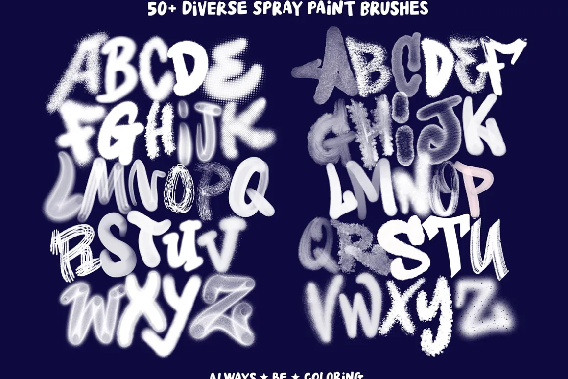 Procreate Graffiti Spray Paint Set