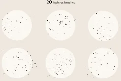 Procreate Ink Splatter Brushes