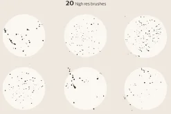 Procreate Ink Splatter Brushes
