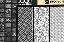 130 Procreate Japanese Pattern Brush