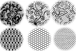 Procreate lace texture brushes, Proc